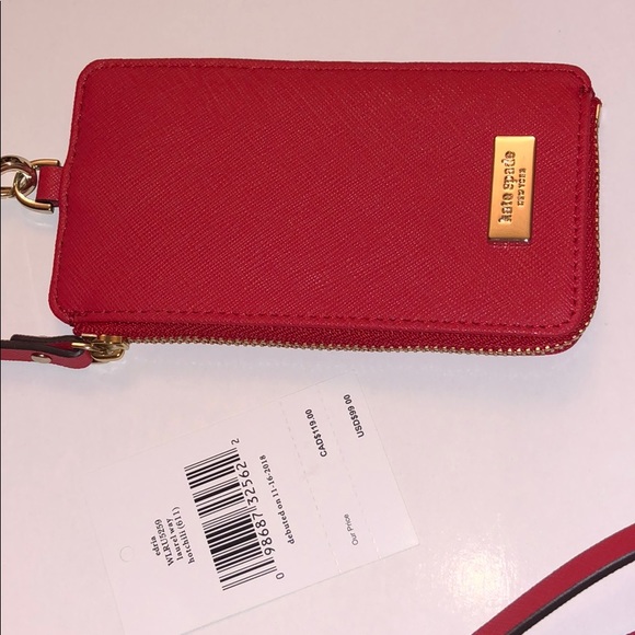 Kate Spade Edria Card Case, Neck Strap, Id holder - Picture 4 of 4